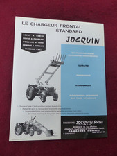 prospectus agricole : le chargeur frontal standard  JOCQUIN