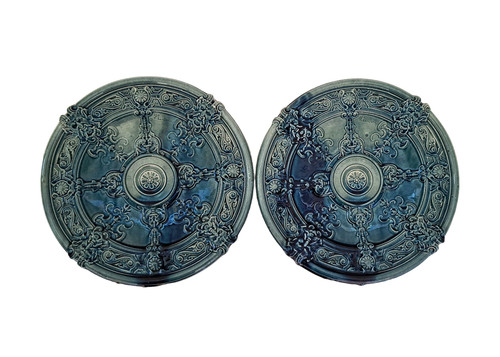 Rare paire assiettes - rare, d'assiettes