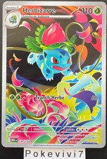 Carte Pokemon HERBIZARRE 134/132 HOLO AR Méga-Evolution MEG FR NEUF