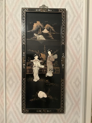 Tableau laqué asiatique - tableau,