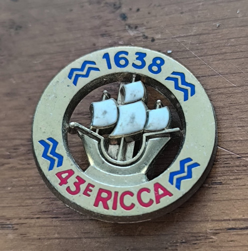 Insigne ricca régiment - 43°,