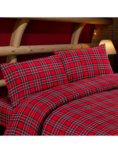 Ensemble draps flanelle - de, en