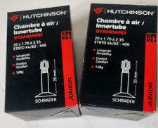 HUTCHINSON Lot de 2 chambres à air 20 x 1.70/2.35 Etrto 44/62 - 406 Schrade35 mm