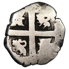 Pérou - 1 real 1696 Cob -