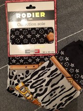 Neuf RODIER foulard carré 90