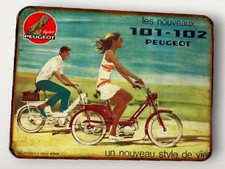 plaque métal vintage Peugeot