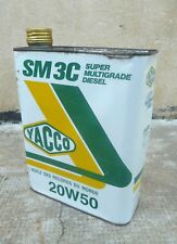 Bidon Huile YACCO SM 3C 2 Litres 20W 50 Loft Indusl Ancien Déco Vintage Rare 