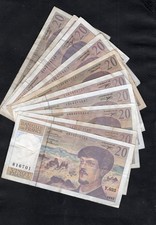 France Lot de 10 Billets de 20