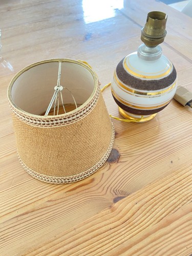 Pied lampe boule - de, ancien