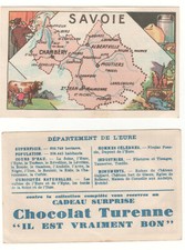 IMAGE GÉOGRAPHIE : SAVOIE (73) - CHOCOLAT TURENNE - TB