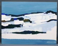 Bernard Folinais vers 1970 Neige et Eau Franche Comté