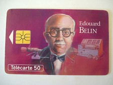 PHONECARD TELECARTE EDOUARD BELIN BELINOGRAPHE TELECOPIE FRANCE TELECOM