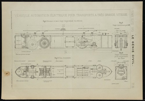 1905 plan de véhicule - de,