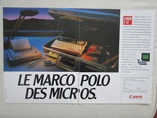 11/1985 PUB CANON X 07 MICRO PC ORDINATEUR COMPUTER ORIGINAL FRENCH AD