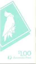 Australia  1985   Booklet 1$     Yellow Kakadu      4  stamps   MNH