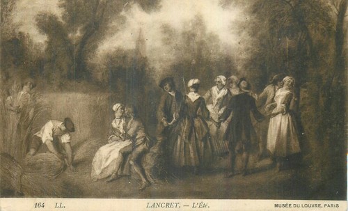 Tableau ete par lancret - cp,