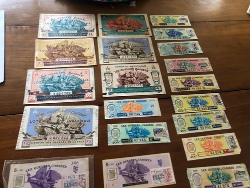 Billets loterie - billets, de