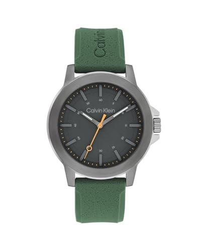 Montre verte pour - homme, calvin