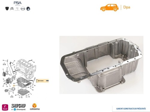 Carter huile moteur fiat - moteur,