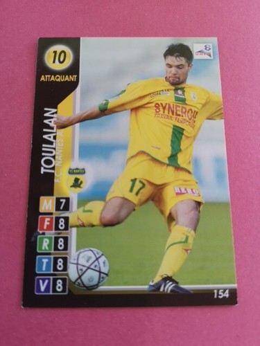 Jérémy toulalan rookie card - toulalan,