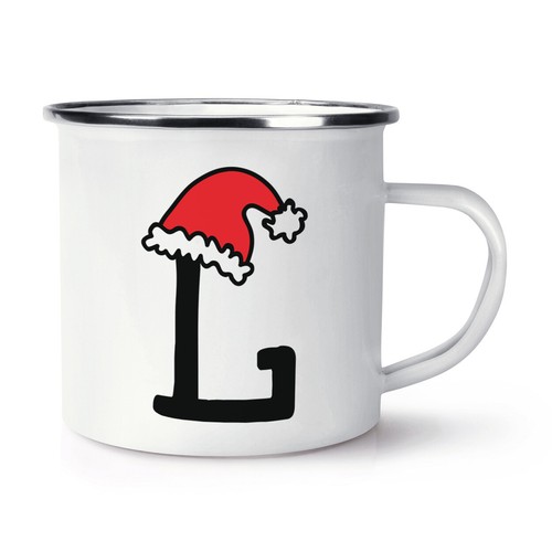 Lettre noël chapeau émail - lettre,
