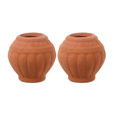 2 Pcs Marmite En Terre Cuite
