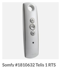 Somfy Remote  MPN# 1810632 -