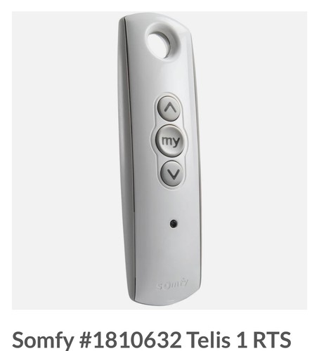 Somfy remote mpn 1810632 - mpn#,