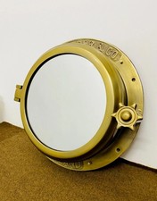 Ancien hublot lourd canal bateau hublot fenêtre bateau miroir rond décoration...