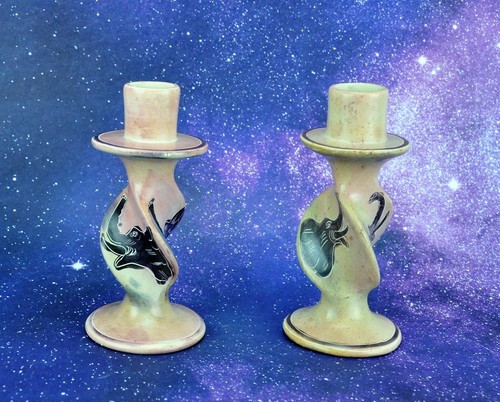 Pair stone carved - stone,