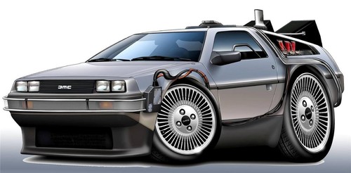 Delorean dmc back - delorean,