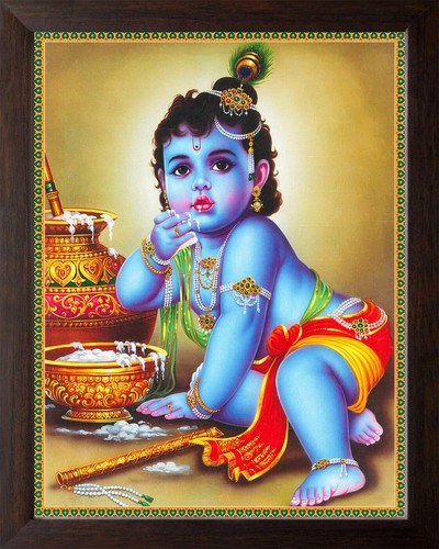 Petit bal gopal krishna eating - bal,