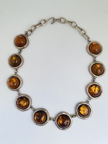 Collier cabochons biche - collier,