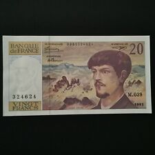 BILLET 20 FRANCS DEBUSSY 1993