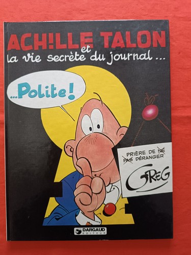 Achille talon et - bd, vie