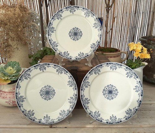 Assiettes plates - 3,