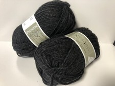 pelote De laine acrylique Gris anthracite / fabriqué en France
