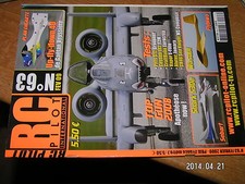 RC Pilot n°63 plan encarté Up-Fly-Down 4D / Wasabi Shark S30e Cessna 182