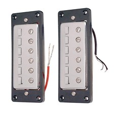 Ensemble De 2pcs Mini Humbucker Pickups Pour 6 Parties De Guitare De Basse