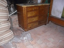Commode ancienne avec marbre
