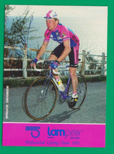 CYCLISME carte cycliste SPRUCH ZBIGNIEW équipe LAMPRE 1992 signée