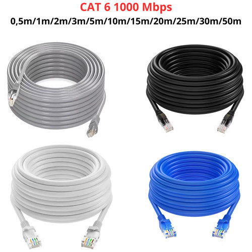 Câble ethernet rj45 cat6 haut - câble,