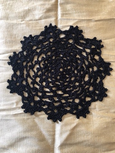 Napperon rond crochet fait - crochet,