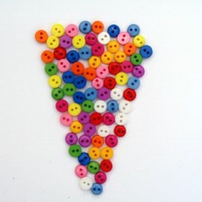 Lot de 50 mini boutons 6mm -