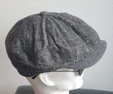 casquette béret homme Béret  plate  laine. Doublé en tissu polyester matelassé. 