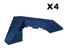 Lego ® Lot 4 Brique Pointue
