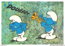AUXP9-0598-BANDE-DESSINEES - LES SCHTROUMPFS - LE SCHTROUMPF MUSICIEN