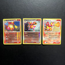 Cartes Pokémon LOT MAGANON HOLO / REVERSE 6/147 - 12/123 - 31/132
