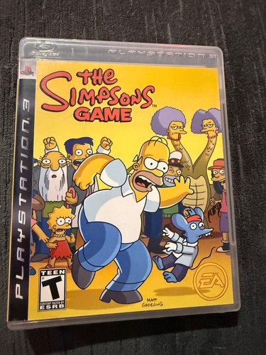 The simpsons game sony - the,