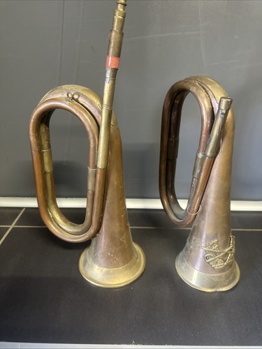 Lot ancien clairon - (ba4),